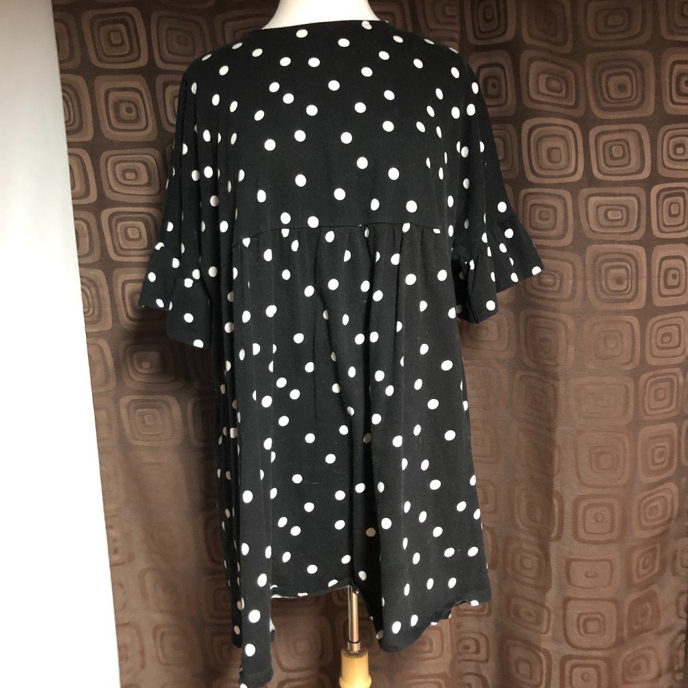 ASOS Polka Dot Mini Smock Dress